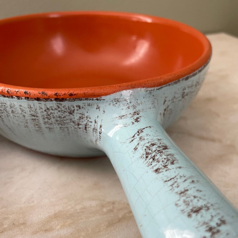 Vintage Set of De Silva Terracotta Soup Dishes - Made in Italy 1980s Bakeware - Picture 7 of 10